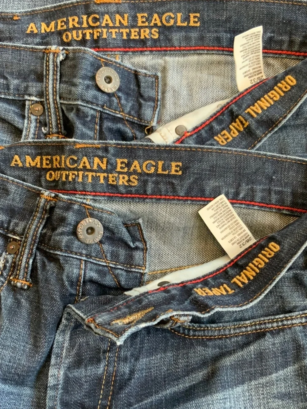 American Eagle Original Taper Distressed Jeans Lot of (2)